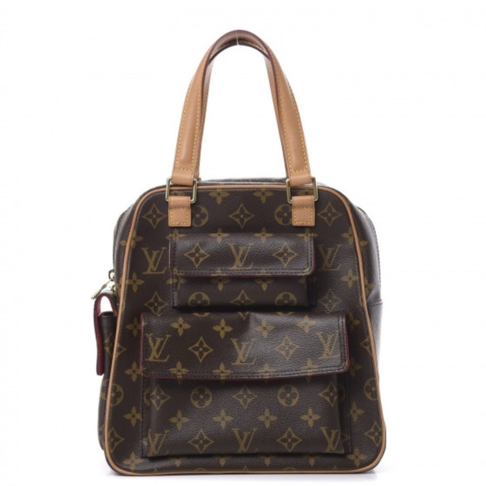 Guaranteed Authentic Louis Vuitton Excentri-Cité Monogram Canvas Top Handle Bag